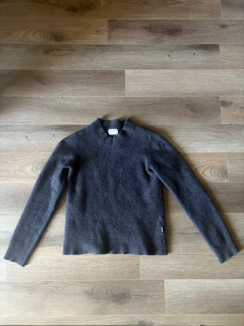 Blue-purple Soft Knit Sweater